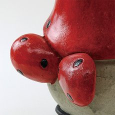 ガーデンノーム ウェルカムボードを持ったノーム レッドハット商品イメージ09