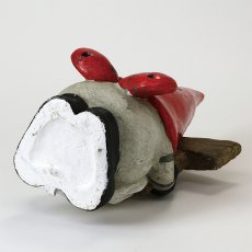 ガーデンノーム ウェルカムボードを持ったノーム レッドハット商品イメージ10