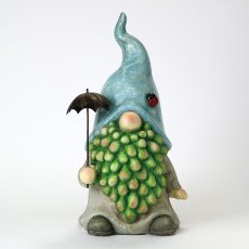 ガーデンノーム 傘を持ったノーム テントウムシハット商品イメージ03