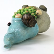 ガーデンノーム 傘を持ったノーム テントウムシハット商品イメージ07