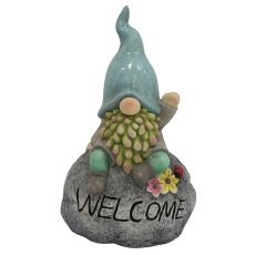 ガーデンノーム 手を振るノーム ウェルカム テントウムシハット商品イメージ01