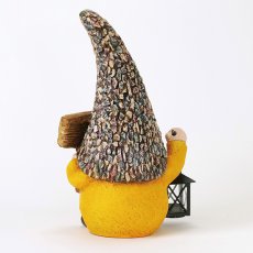 ラグドガーデン ウエルカムボードとランタンを持ったノームL商品イメージ04