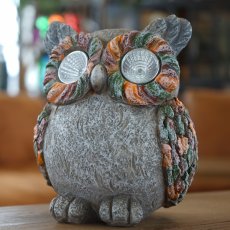 ラグドガーデン ガーデンソーラーライト フクロウ Sサイズ商品イメージ02