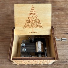 木製オルゴール 手巻き ナチュラル商品イメージ02