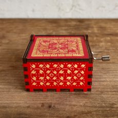 木製オルゴール 手巻き レット商品イメージ01