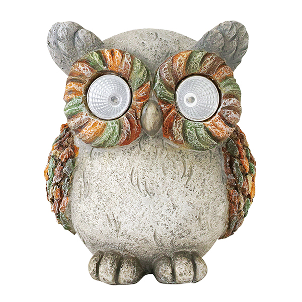 ラグドガーデン ガーデンソーラーライト フクロウ Sサイズ